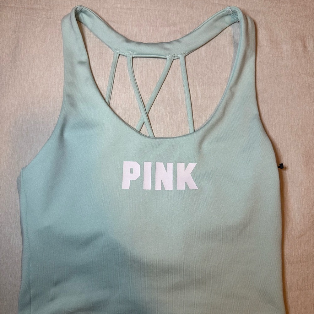 PINK Victoria's Secret Women's Mint Sports Bra